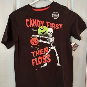 Boys glow in the dark Halloween shirt